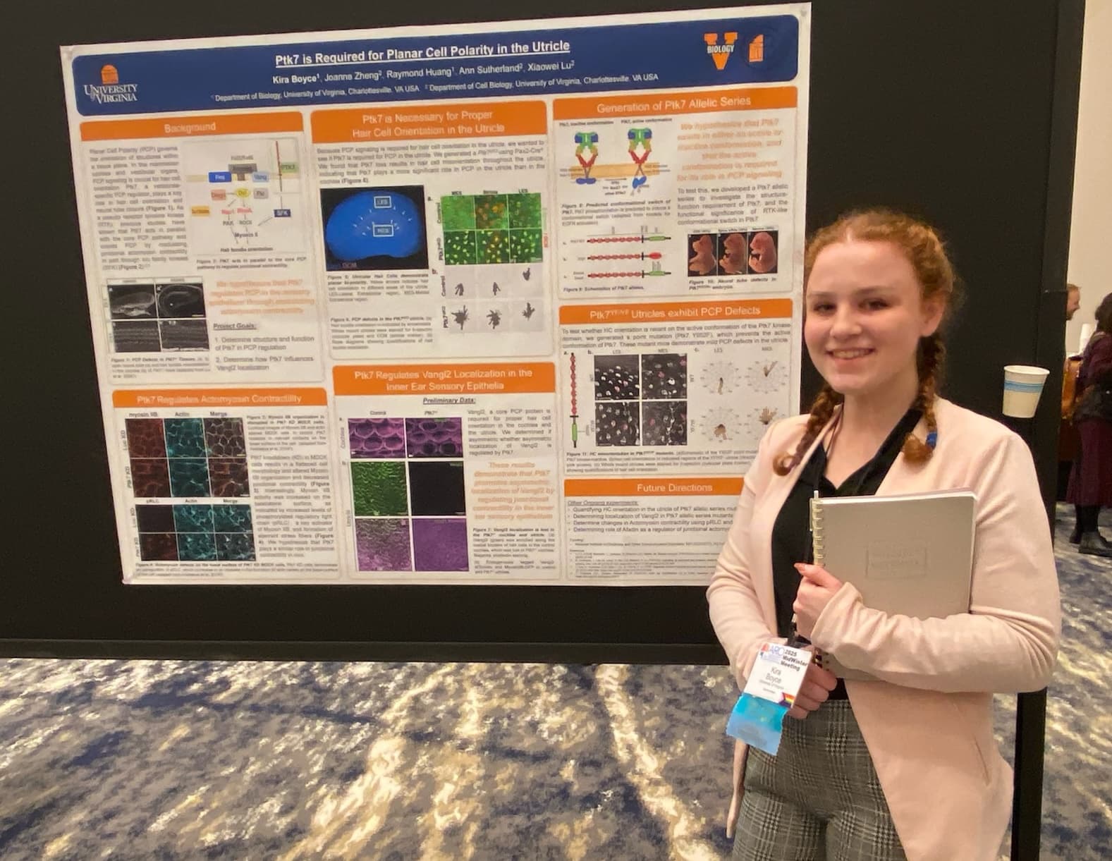 Kira presenting at ARO 2025
