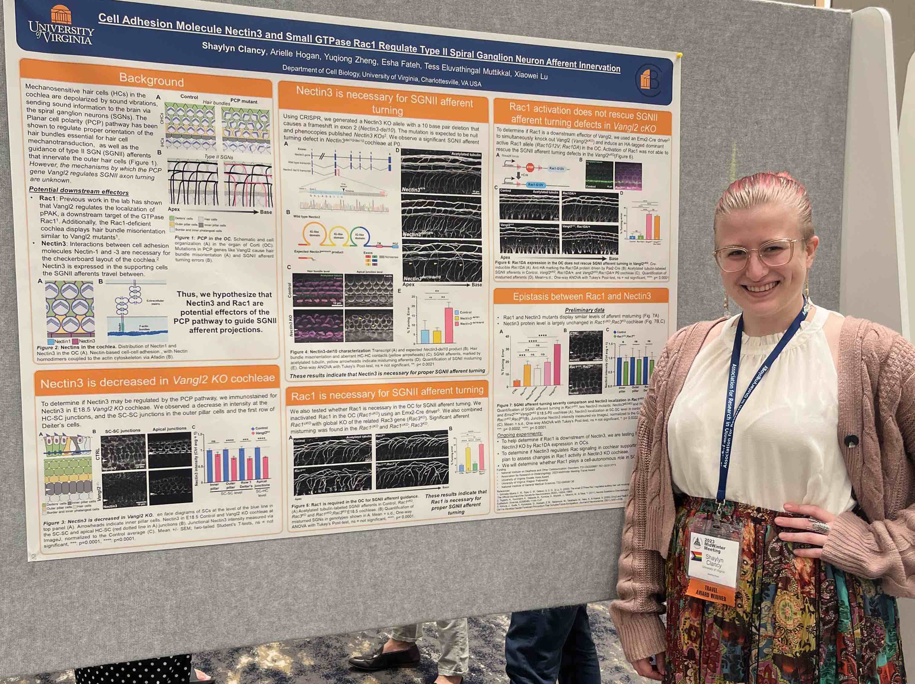 Shaylyn presenting at ARO2023